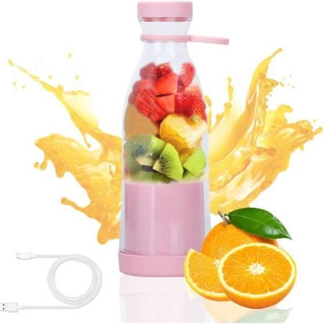 Mixeur à smoothie - Maker - 380 ml - USB rechargeable - 1200 mAh - Portable et léger (1/2)