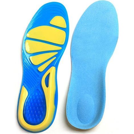 Sem Gel Anti Choc Homme Femme Taille M pour Basket, Chaussure de Sécurité Sport, Randonnée, Marche Soin des Pieds Antidérapante, Anti odeur, Pieds plat ou creux, sensible, hallux valgus S (1/4)