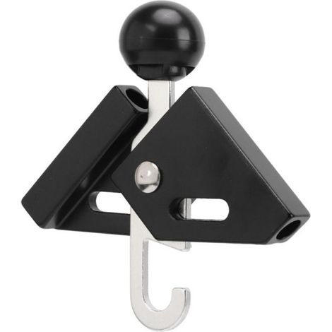 Capuchon Pour Poteau De Tente - Alliage D'aluminium - Angle Réglable Jusqu'à 90° - Convient Poteaux 8 Mm - 1 Pièce (1/5)