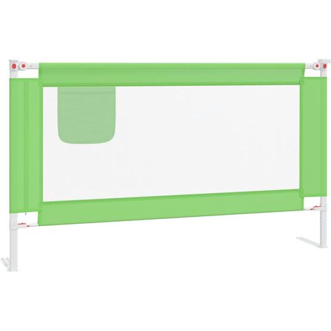 Maison Exclusive - Kleinkind-Bettschutzgitter Grün 140x25 cm Stof
