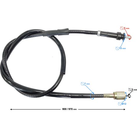 Câble de compteur de vitesse pour scooter Huragan 5 (1/2)