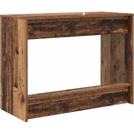 Bureau Table de travail Table d'écriture de lit Bois ancien 100 x 45 x 75 cm Bois d'ingénierie (1/5)