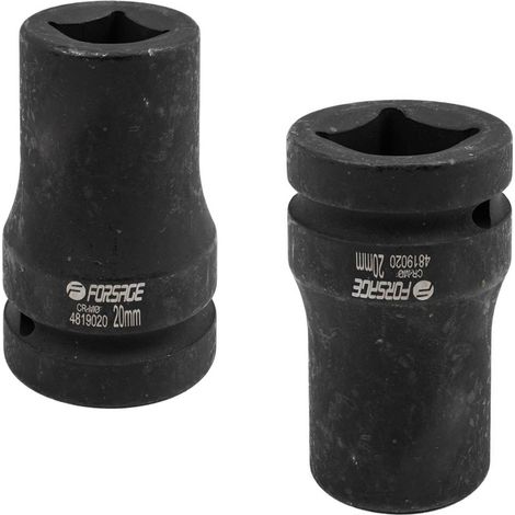 VASO DE IMPACTO 1" 20 mm cuadrado de 4 esquinas (1/3)