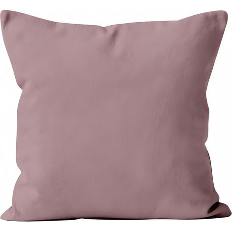 Housse de coussin 60x60 cm ALIX rose, par Soleil d'ocre