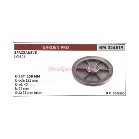 Polea quitanieves KCM 21 GARDENPRO 024619