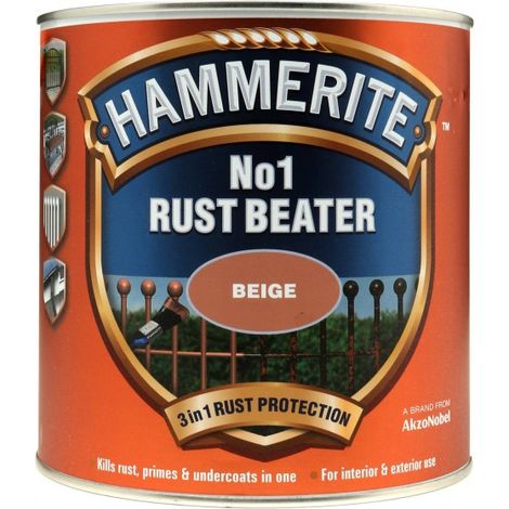 Hammerite - NO. 1 Rust Beater Paints- 2.5 Litres - Beige
