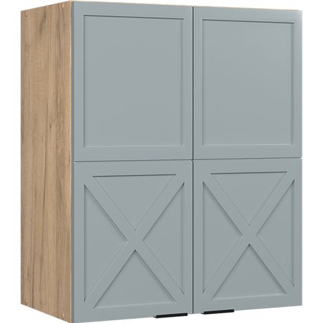 Pensile da cucina Fame-Line, Blu-grigio chiaro, 60 cm, Vicco