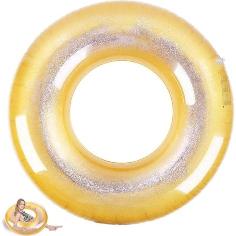 Anneau de natation gonflable à paillettes pour adulte et enfant, bouée piscine été – DELKEVIC