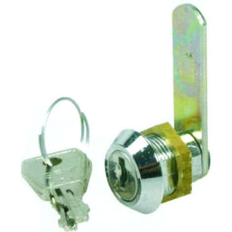 Cilindri a leva per armadietti 151 - Specifiche: mm 8 finitura cromata - 5 pz