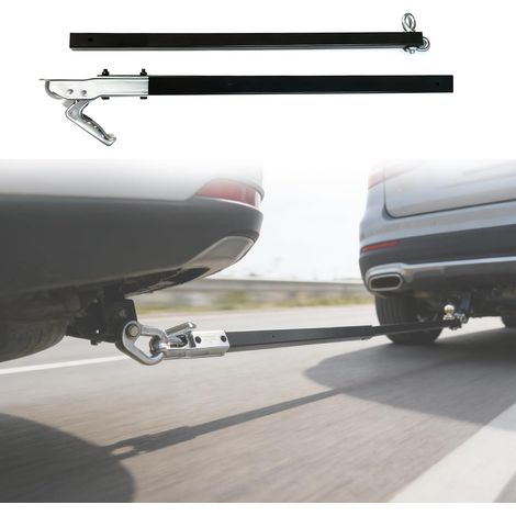Barre de remorquage pour voiture, barre de remorquage avec rotule, poids de 3500 kg, attelage de 50 mm, pour voiture, camion, SUV, véhicule tout-terrain (Lunghezza 2,35 m)