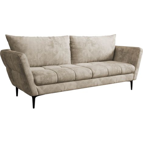 Sofá TrendyNest Villis, Aphrodite 03, 225x94x85cm, Tapiz, Patas: Metal