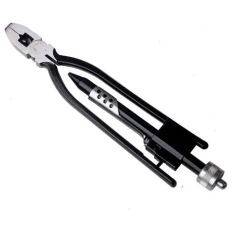 FENH Pince à Freiner, 6 pouces Pince Torsadée pour Fil Pince à Torsader de Sécurité Pince à Fileter avec Ressort Professionnelle Pince de Torsion en Acier à Haute Teneur en Carbone Durable