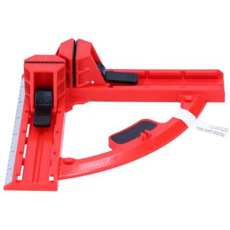 Étau à angle droit 90° pour bricolage, menuiserie, cadre photo et aquarium-Chrom (1/5)