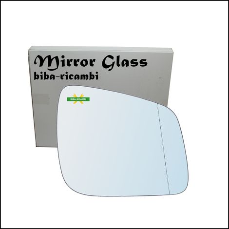Vetro specchio retrovisore asferico lato dx-passeggero per mercedes classe b (w2 (1/2)