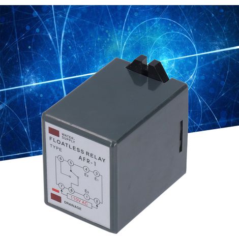 Contrôleur de Niveau de Liquide sans Flotteur, Interrupteur de Niveau d'Eau à Grande Capacité de Contact, 110V AC, Modèle AFR‑1 (1/5)