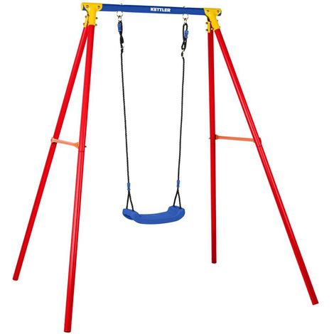 Kettler Einzelschaukel "Single", rot / blau (1/5)
