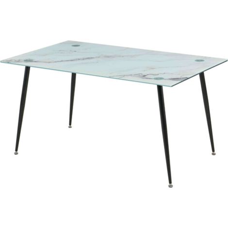 TAVOLO MIRROR 150X90X75 VETRO MARMO 112