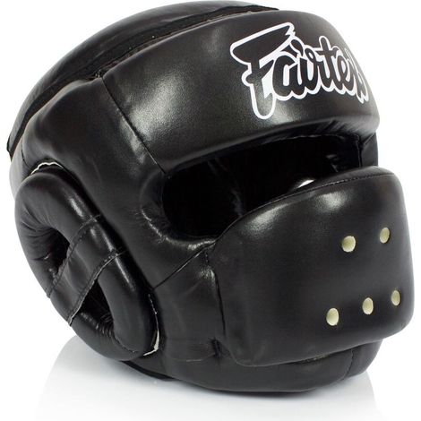 Casque de boxe Fairtex HG14 avec protège-nez Noir L (1/4)