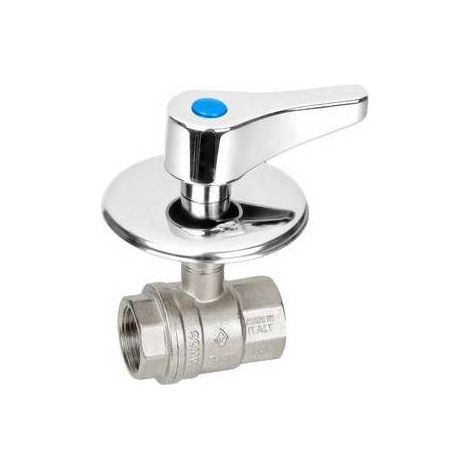 VALVOLA A SFERA AD INCASSO CON MANIGLIA Misura: 3/4''  DN 20  PN 40