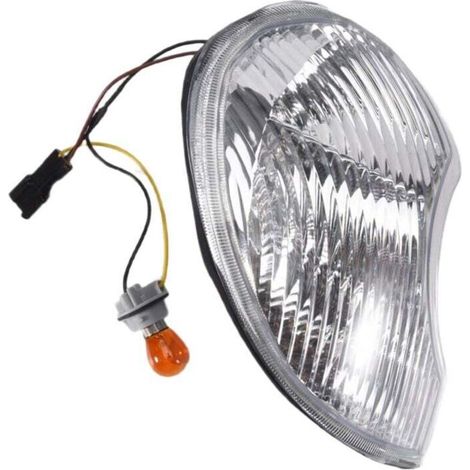 Intermitente angular derecho para Hyundai Terracan 2001-2006, bombilla ancha, luz derecha -Crezuo