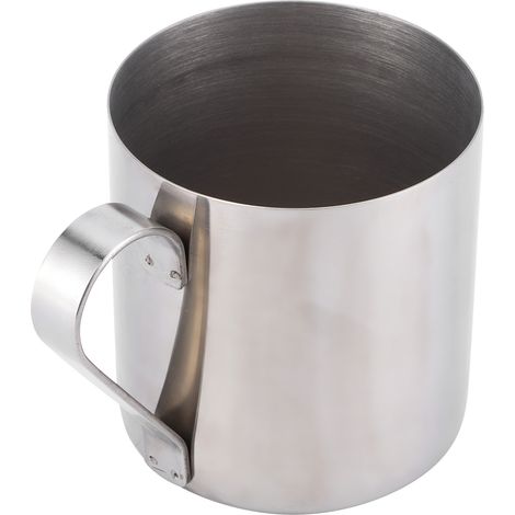 400-ml-Cocktailglas, Edelstahlbecher 304 für Bier, Kaffee, Wasser, silberner Barbecher (1/5)