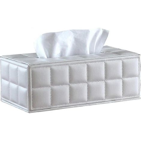 Taschentuchbox, Toilettenpapierbox, Handtuchbox, Aufbewahrungsregal für Zuhause, weiß