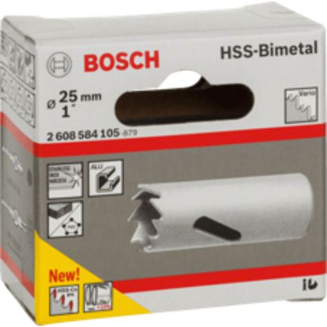 BOSCH-A SEGA A TAZZA BIMETALLICA HSS D 25