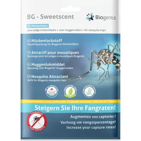 Biogents BG-Sweetscent Lockstoff (2 Monate) Nachfüllpackung für elektrische Mückenfalle (1/4)