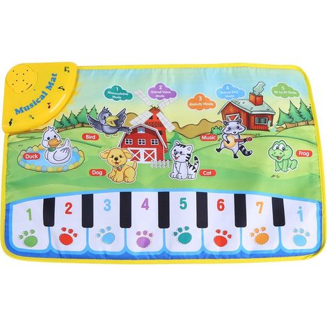 Tapis Musical Bébé Piano à Marcher Jouet Éducatif Cadeau Enfant (1/5)