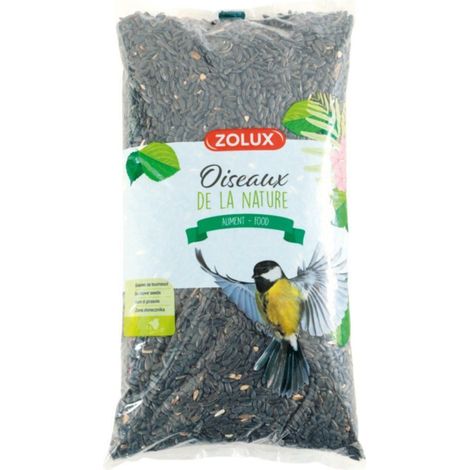 Zolux – Graines de tournesol pour oiseaux – Sac 1.5 kg – Haute teneur en lipides – Aliment naturel pour oiseaux de la nature (1/3)