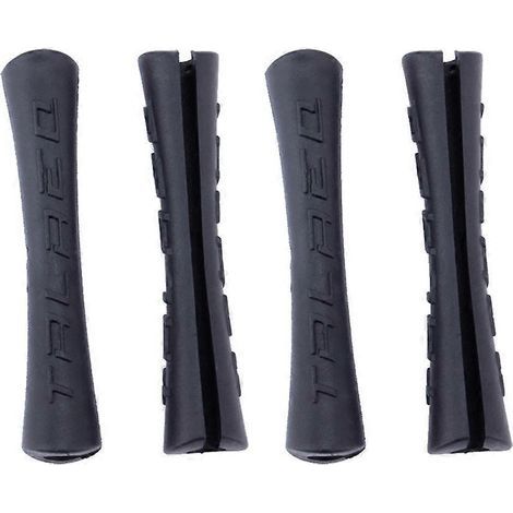 4 gaines de protection pour câbles de freins de vélo en plastique (noir)-4.10X0.35X4.10CM-Black (1/4)