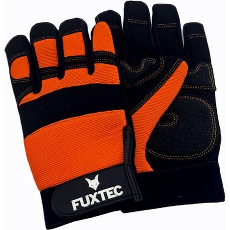 FUXTEC guanti per attrezzi FX-GH guanti da giardinaggio guanti da lavoro guanti da giardino unisex, per uomo e donna - con palmi rinforzati e sensibilità delle dita