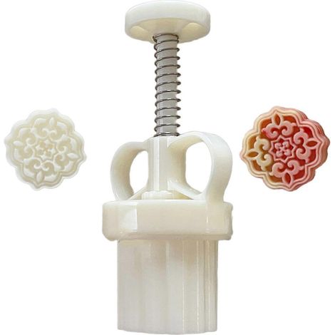Moules à gâteaux de lune, moules à pâtisserie en ABS en forme de fleur, outils de pâtisserie, accessoires de cuisine pour le bricolage, multicolores. (1/5)