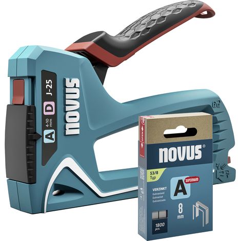 Novus Tools J-25 030-0459 Agrafeuse manuelle pour type d'agrafe Type 53, Type 53F, Type 37, Type 11 Longueur de l'agraf (1/5)