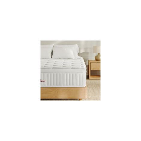 Matelas 140x190 cm INRE, Très Épais de 30 cm, Mousse Mémoire de Forme, Face Hiver Été, Respirant, 7 Zones Ergonomiques, Réversible, Soutien Parfait