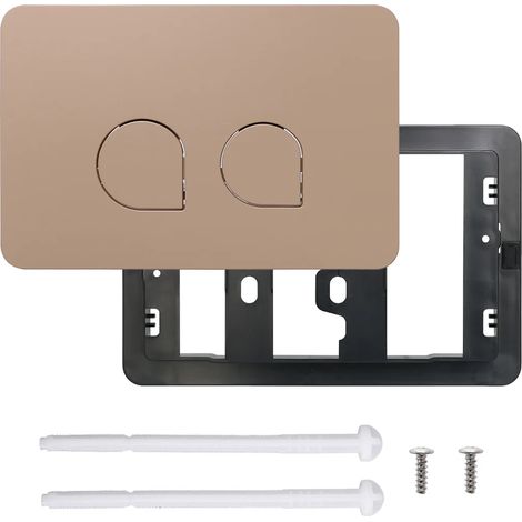 Plaque de commande à double actionneur (GS-Delta-5 Kaki-Autre) compatible avec réservoir encastré Geberi-t Up182 100 et panneau Delta 21 50 compatible avec bouton de commande de réservoir de WC suspen (1/5)