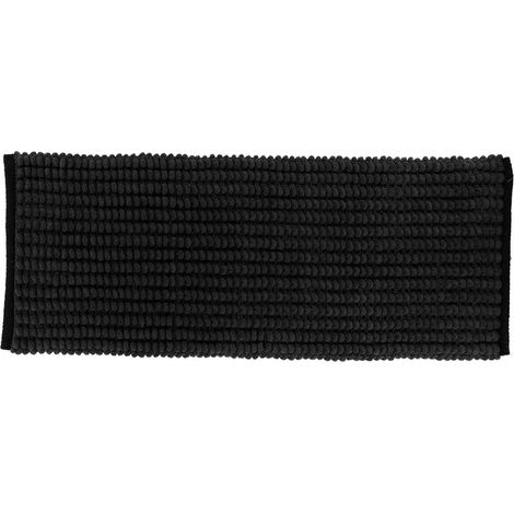 Teppich aus polyester-baumwolle 45x120 cm - schwarz - Tendance