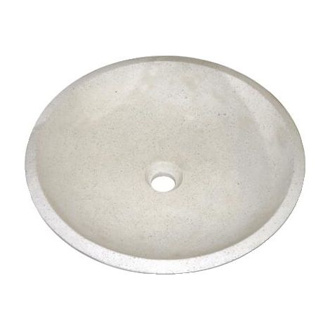 ONDEE - Cuenco para colocar GELA - 44cm - Crema - Terrazzo - Sin rebosadero