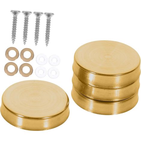 KALLORY Lot de 20 cache-vis décoratifs pour miroirs, capuchons (1/5)