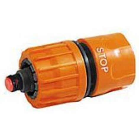 FPLUS empalme rapido stop 3/4 lq44s , LQ44S - Conector rápido de extremo de manguera de                         5/8 "- 3/4" 15-19 mm con tope de agua
 
 
·   Con función de complem