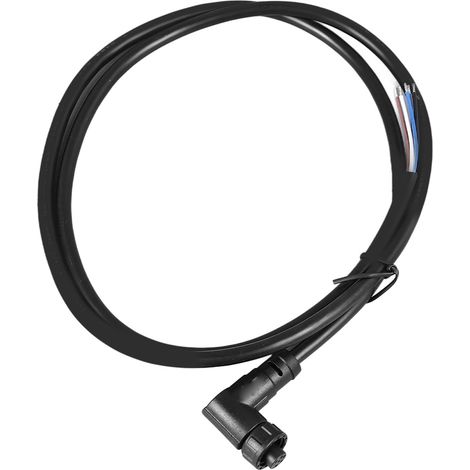 Connecteur de prise aviation E7 à 5 conducteurs, œillet fileté, non blindé, fiche moulée droite (1/5)