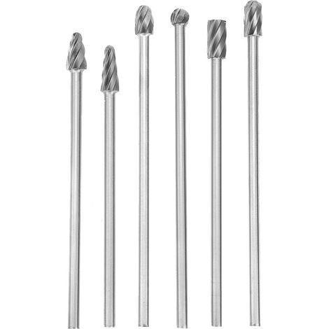 Fraise rotative en aluminium, tige de 6 mm haute efficacité pour marbre, résistante à l'usure, facile à utiliser, fonte, acier (1/5)