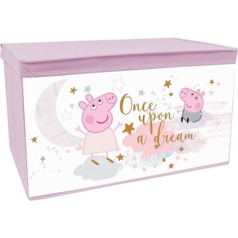 FUN HOUSE Peppa Pig Spielzeugkiste - Faltbar - 55,5 x 34,5 x 34 cm - Für Kinder