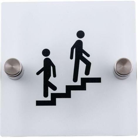 Plaque de porte transparente -Escaliers - 4386072 (1/3)