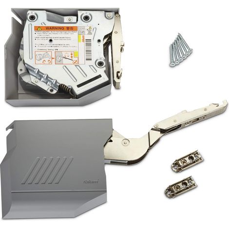 Komplettset BLUM Aventos HK-S für Tip-On Klappenbeschlag grau LF 400 - 1000 (20K2C01T) (1/3)