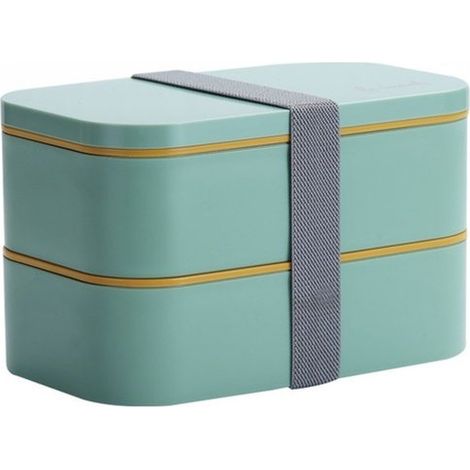 Boîte à lunch 1600 ml - Bento japonais - Boîte à lunch - Boîte à lunch pour enfants - Boîte à lunch pour adultes - Compatible micro-ondes - Boîte à lunch portable pour légumes (1/5)