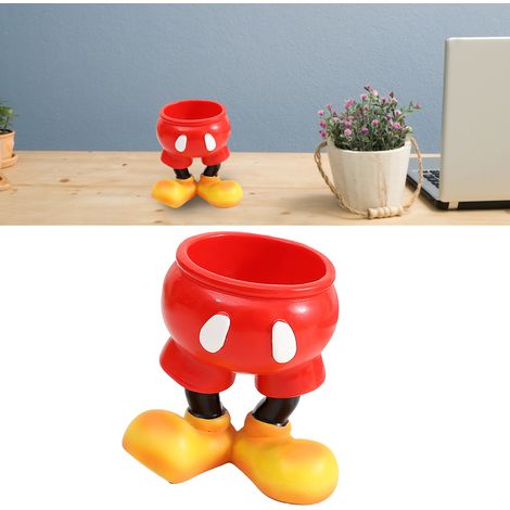 Macetas de resina tipo B para suculentas: bonita decoración con animales de dibujos animados para la oficina y el jardín. (1/5)