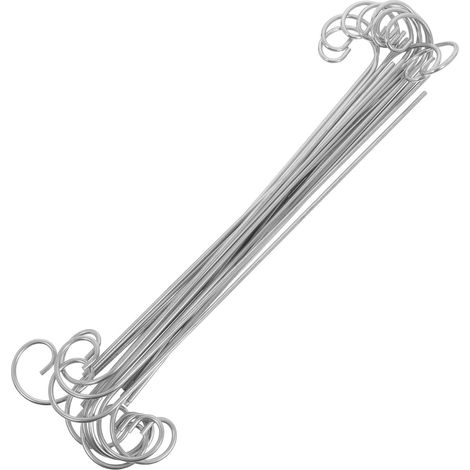 Stück Gartenhaken aus Metall Robuste Pflanzenschilderhalter