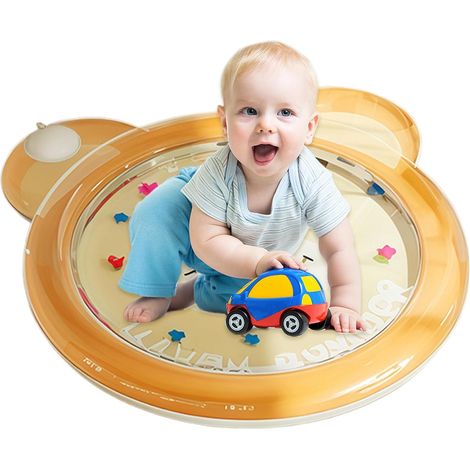 Alfombra de juego acuática hinchable: un juguete adorable, material interactivo para el desarrollo en el dormitorio o la habitación infantil. (1/5)