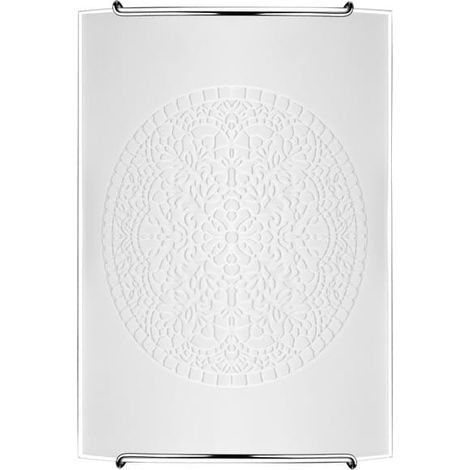 Applique murale Nowodvorski Rosette blanche verre E14 (1/2)